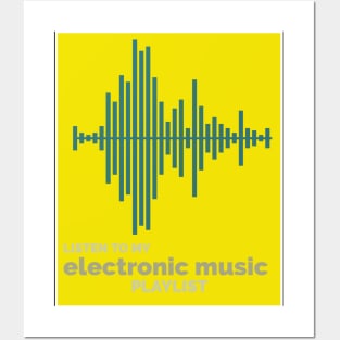 Electronic music Posters and Art